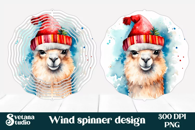 Animal wind spinner | Christmas wind spinner PNG design