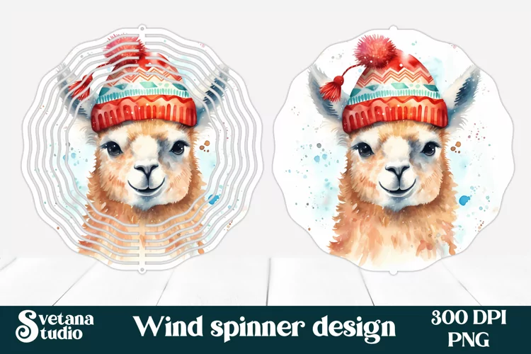 Animal wind spinner | Christmas wind spinner sublimation