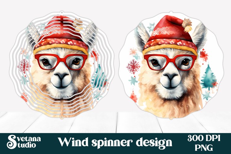 Animal wind spinner sublimation | Christmas wind spinner PNG