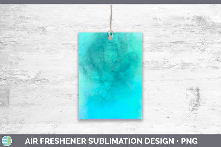 Galaxy Blue Backgrounds Air Freshener Sublimation Design