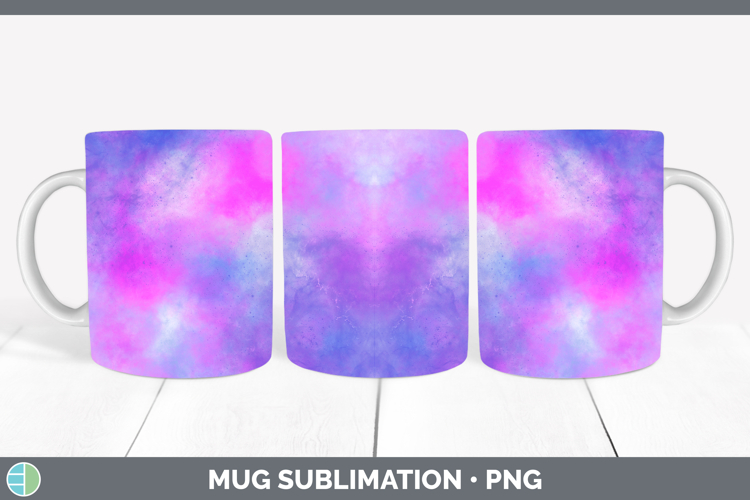 Galaxy Backgrounds Mug Wrap Sublimation Design
