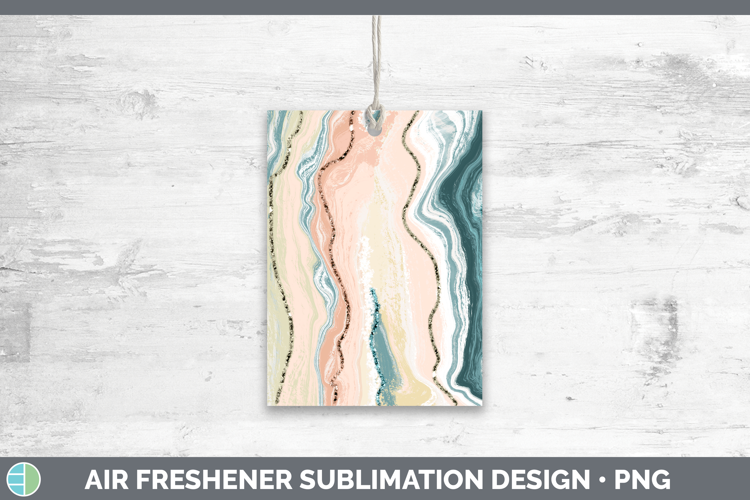 Paint Pour 01 Be Backgrounds Air Freshener Sublimation Desig