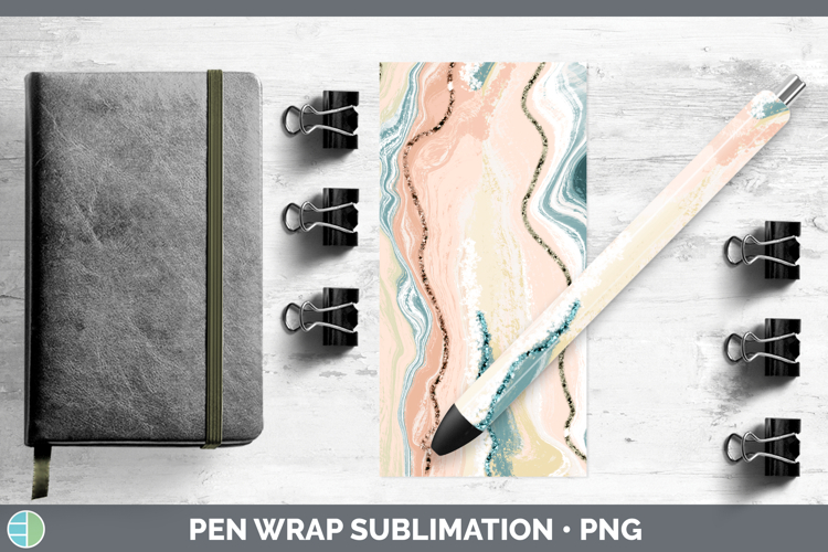 Paint Pour 01 Be Backgrounds Pen Wrap Sublimation Design