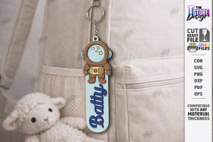 Backpack Tag Laser Cut | Keychains SVG | Name Tag | Bag Tag