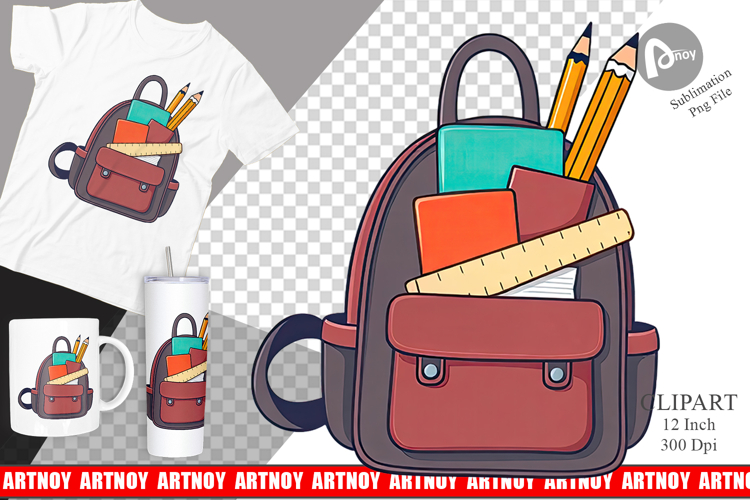 Backpack Clipart Image 23
