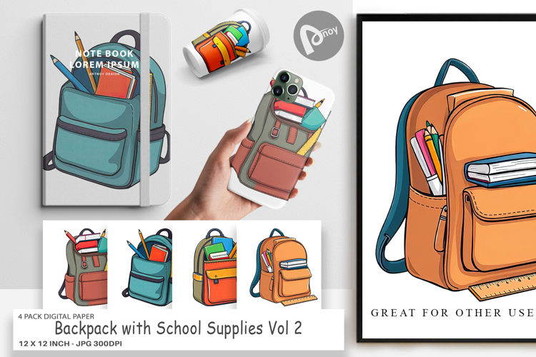Backpack Clipart Image 11