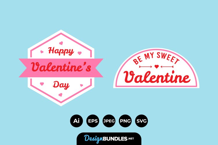 Valentines Badges example image 1