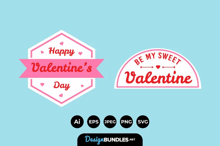 Valentines Badges