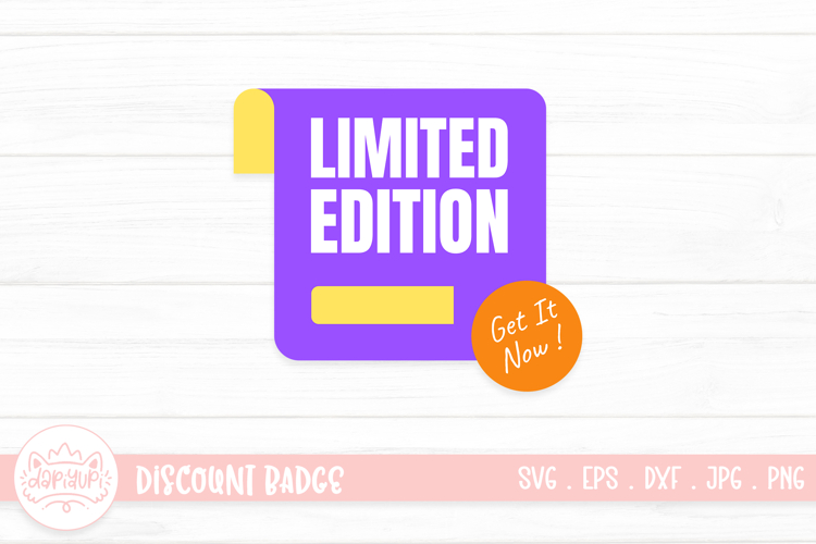 Limited Edition Discount Badge Design