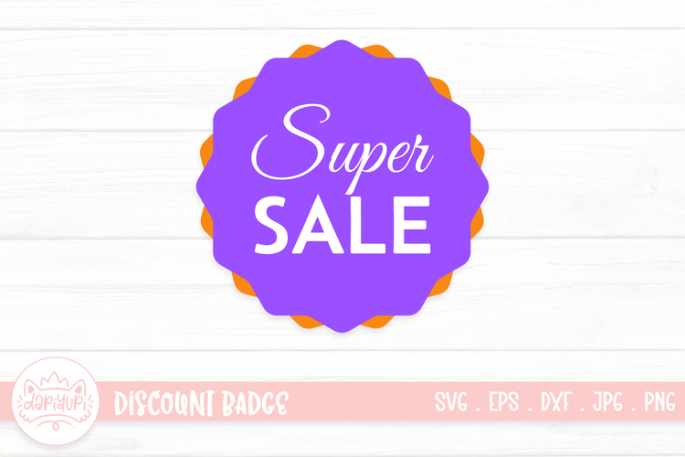 Super Sale Discount Badge Design