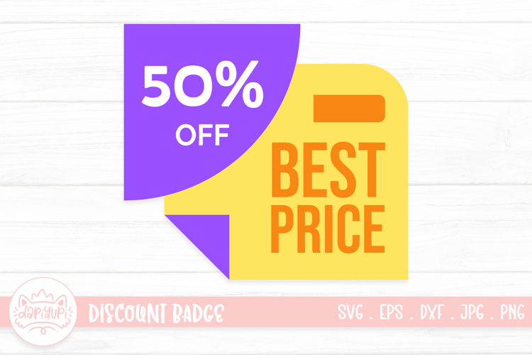 Best Price Discount Badge Design