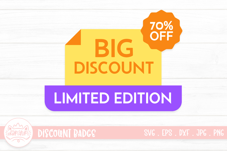 Limited Edition Discount Badge Design