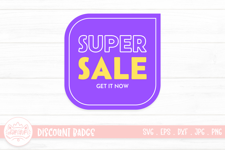 Super Sale Discount Badge Design