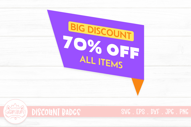 Big Discount Discount Badge Design