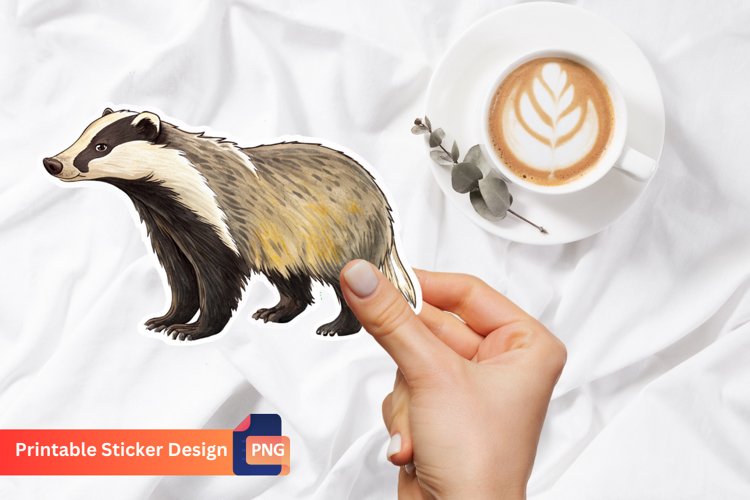 Badger Clipart Image 24