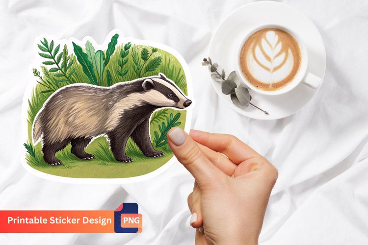 Badger Clipart Image 23