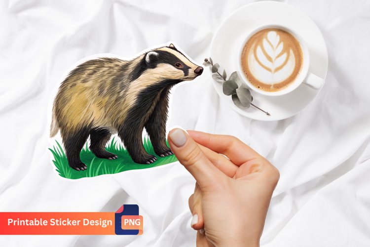 Badger Clipart Image 2