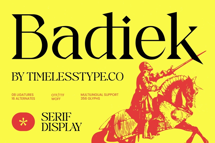 Badiek Serif Display