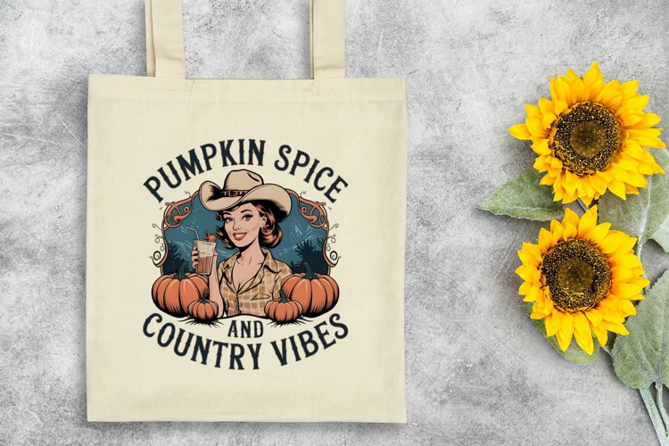 Pumpkin Spice and Country Vibes PNG