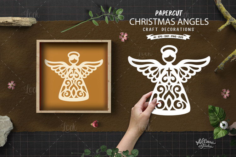 Angel Wings Silhouettes Image 24