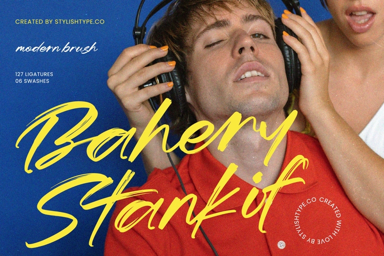 Bahery Stankif - Modern Brush Font