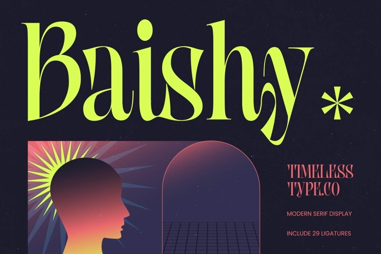 Baishy - Modern Serif Display example image 1