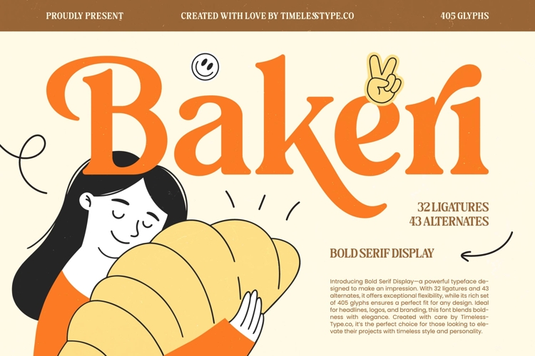 Bakeri - Bold Serif Display