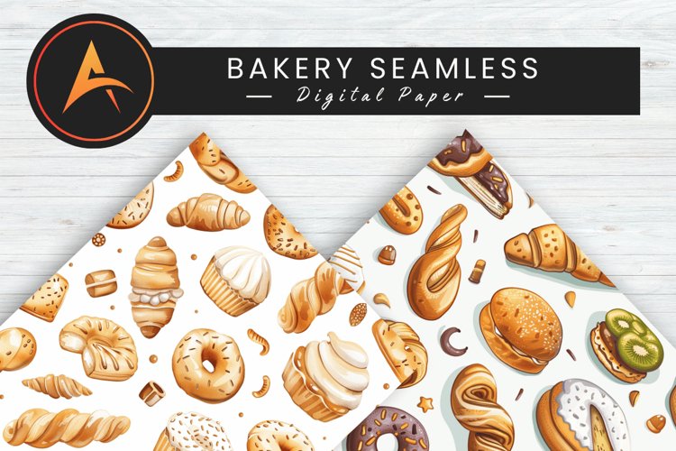 Bakery Seamless Digital Paper