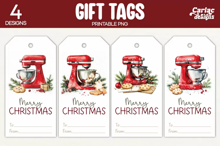 Christmas Gift Tags, Merry Christmas Printable Tags