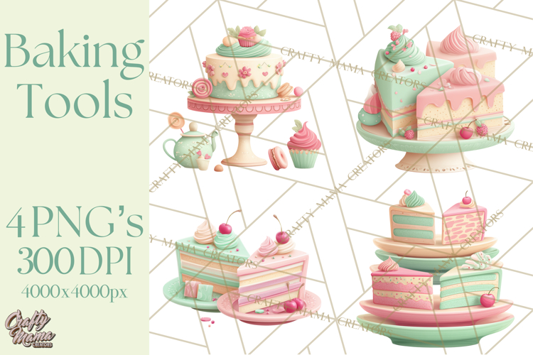 Vintage Baking Tools Clipart, Rolling Pins Whisks Mixing Png