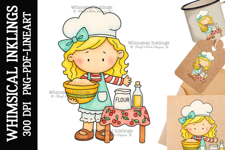 Baking Bev Sublimation Clipart