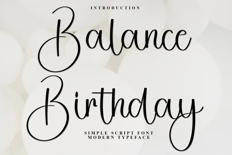 Balance Birthday
