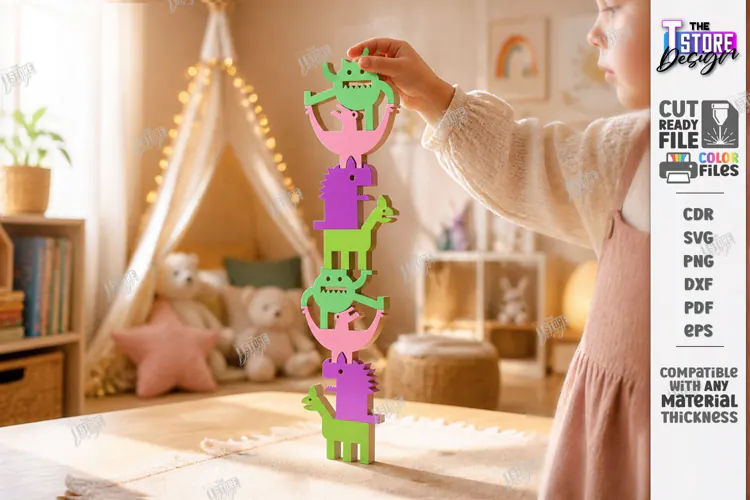 Balance Game Laser Cut | Educational Toy | Kids Laser | CNC