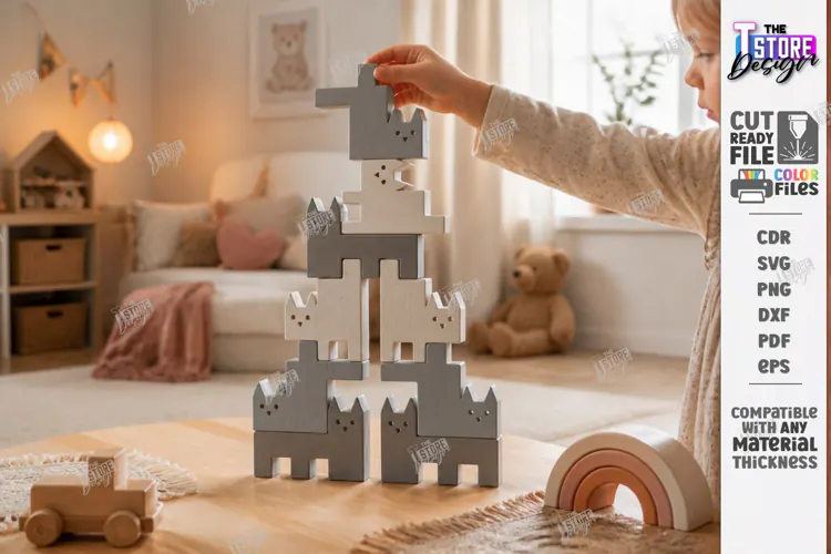 Balance Game Laser Cut | Educational Toy | Kids Laser | CNC