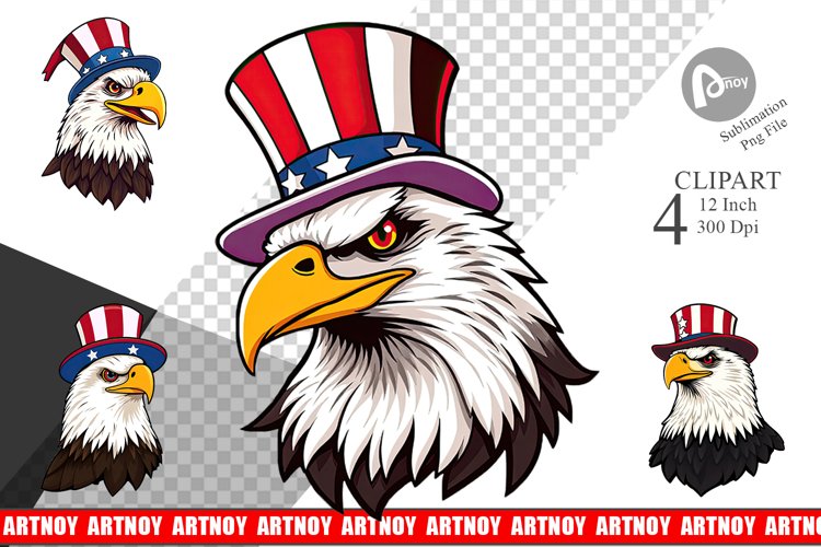 Bald Eagle Clipart Image 24