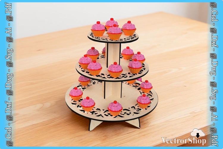 Cake Tower - Decorative Template Ideal for Celebrations