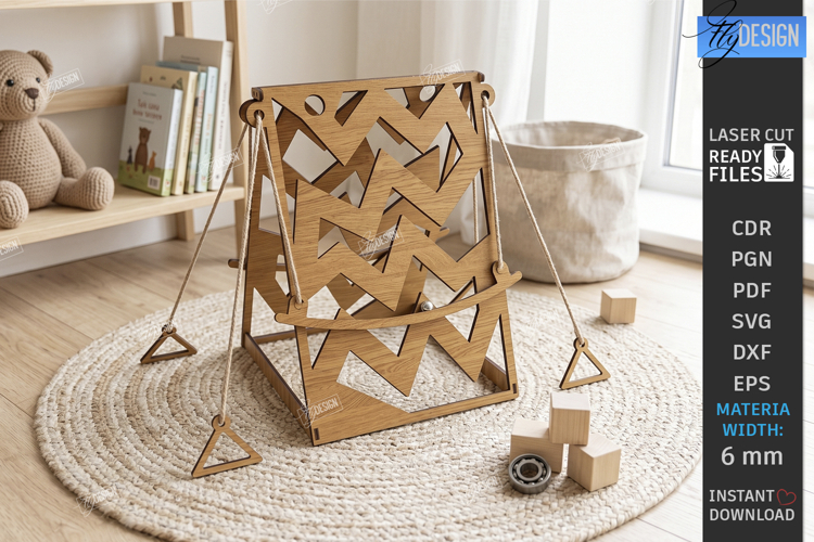 Ball Lift Maze Game Laser Cut | Labyrinth Balance Toy | CNC