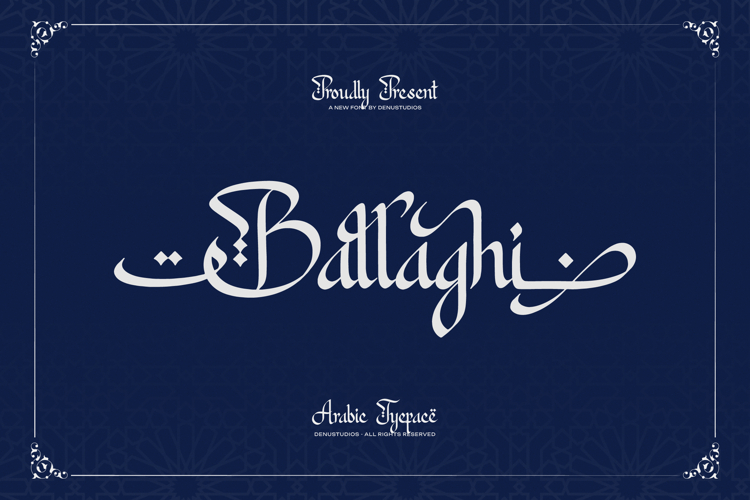 Ballaghi | Arabic Typeface