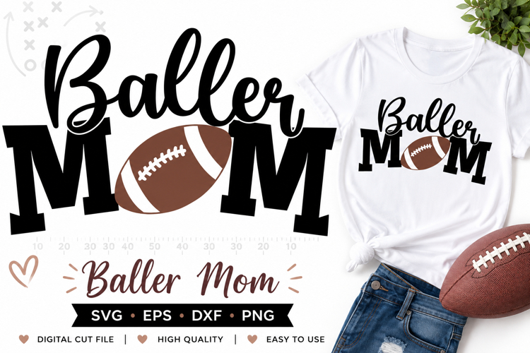  Sports Mom SVGs Image 5