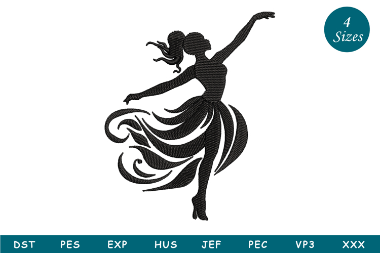 Ballerina Machine Embroidery