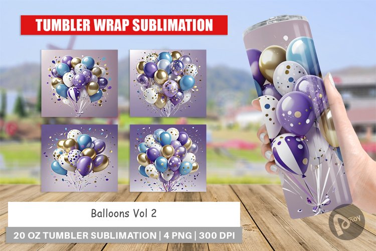 Tumbler Wrap Balloons