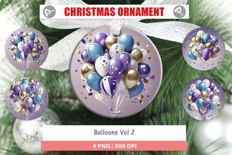 Christmas Ornaments Balloons