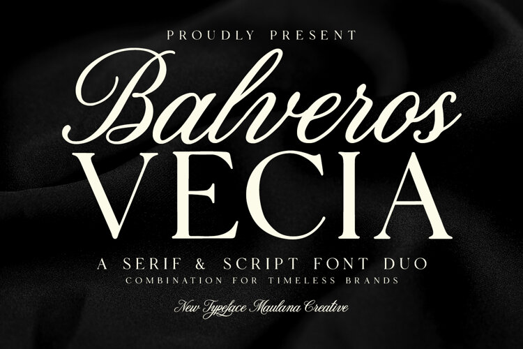 Balveros Vecia Font Duo example image 1