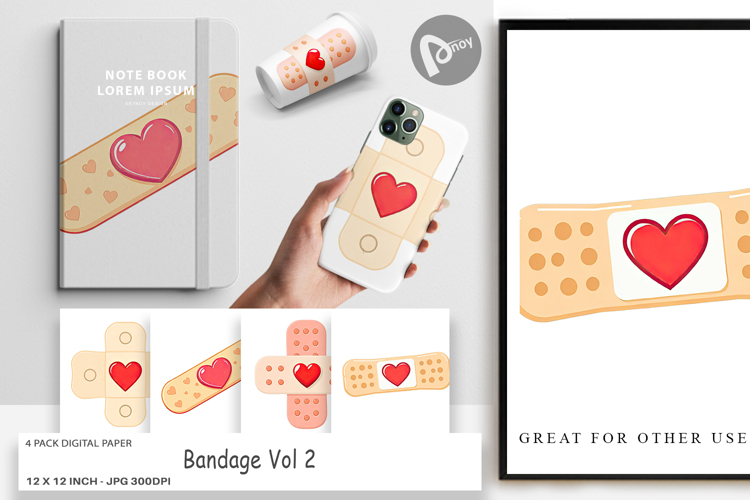 Digital Paper Medical Bandage
