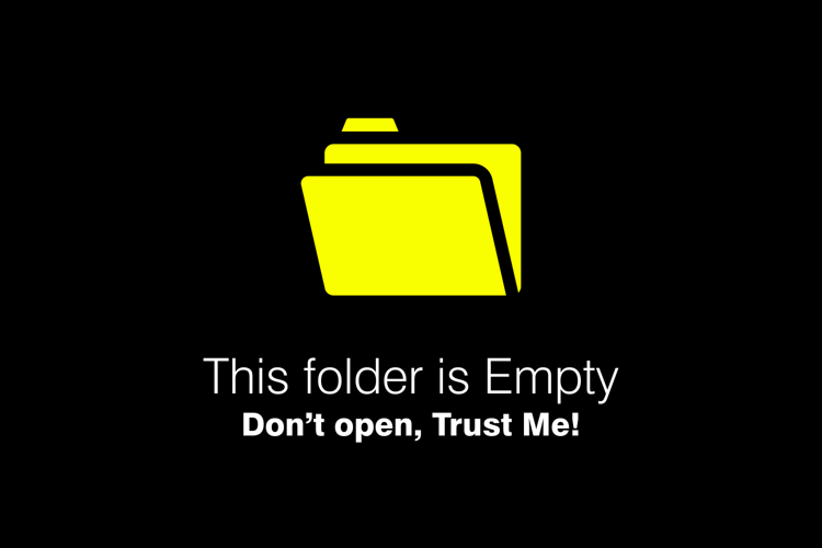 Empty Folder Meme