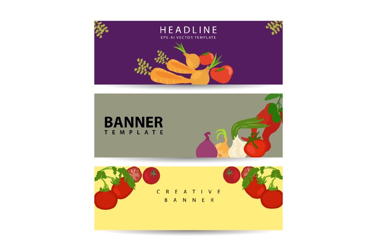 Vegetables and farm food harvest natural organic products