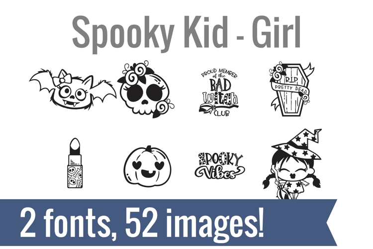 Spooky Kids Dingbats