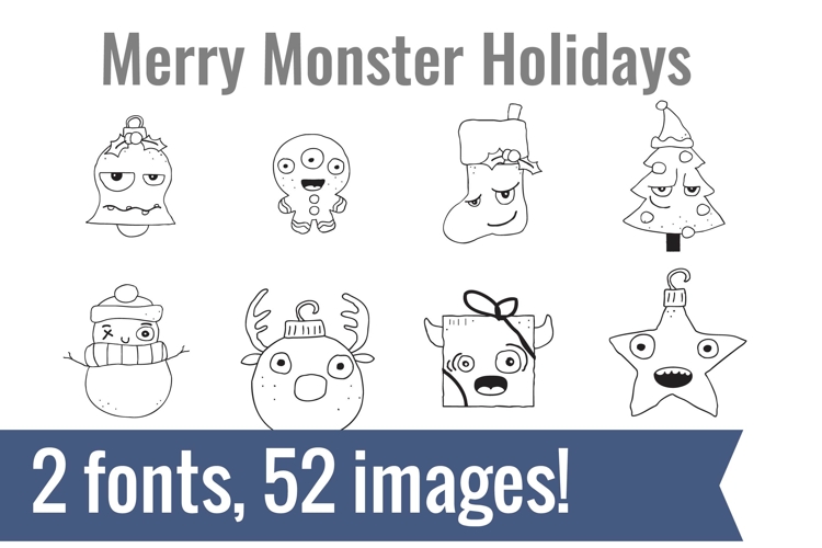 Merry Monsters Dingbats
