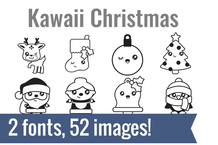 Kawaii Christmas Dingbats