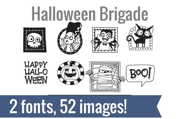 Halloween Brigade Dingbats
